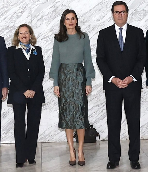 Queen Letizia attended the closing ceremony of the X edition of the “Promociona Project