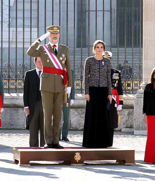 King & Queen of Spain Pascua Militar 2019