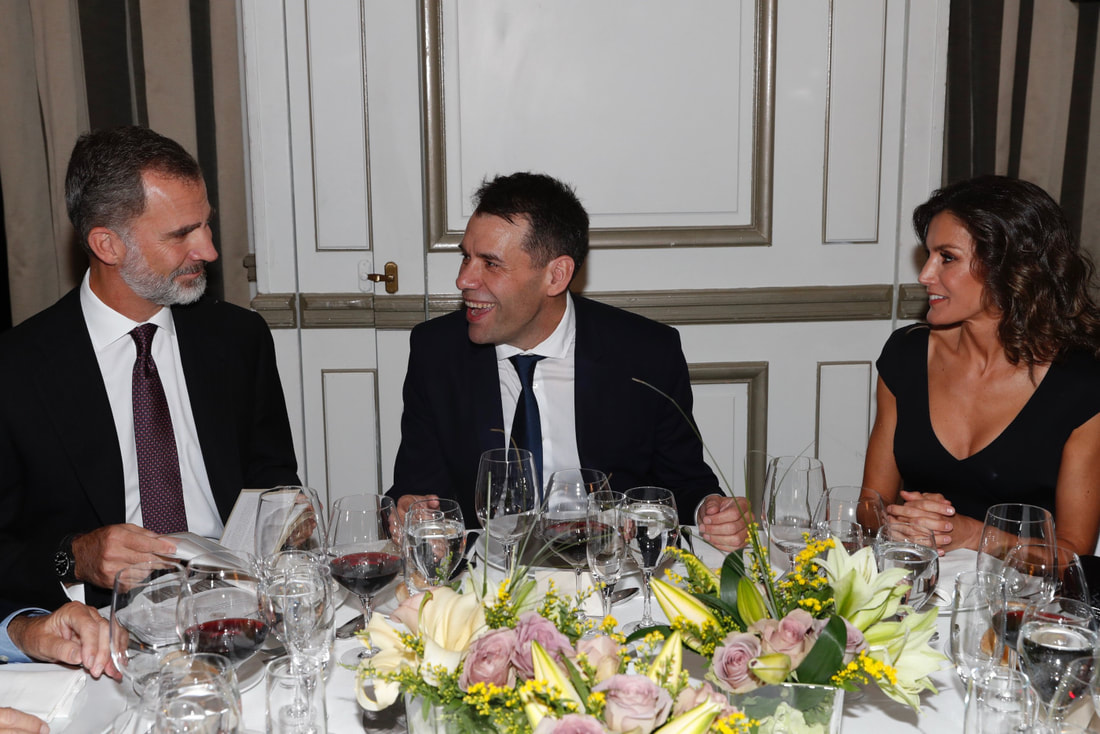 The King and Queen of Spain at Francisco Cerecedo Journalism Award dinner