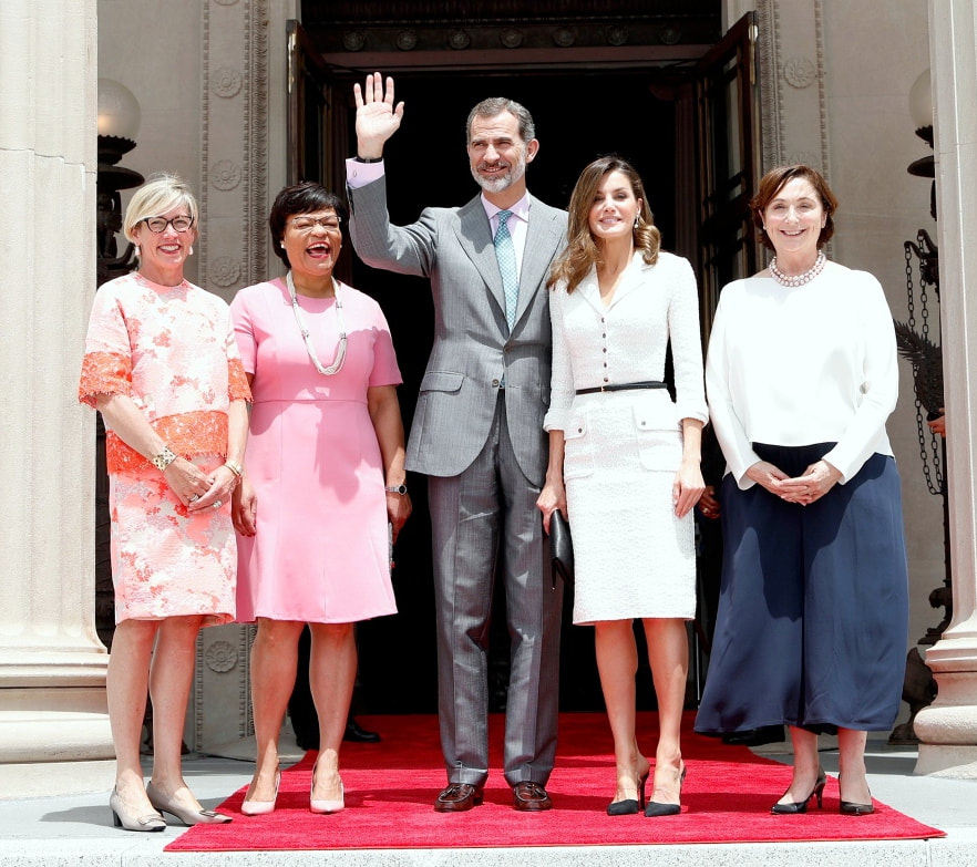 USA Royal Visit Day 3 King Felipe and Queen Letizia in New Orleans