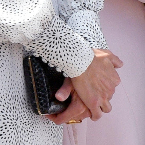 Queen Letizia wears gold plated Karen Hallam signature ring