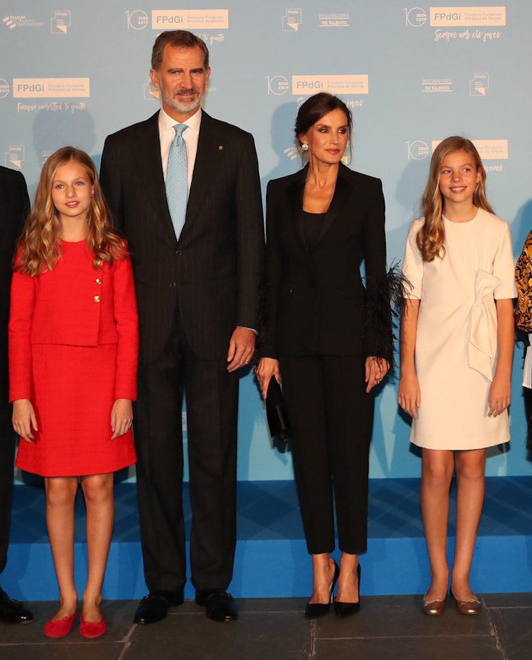 Spanish Royal family attend the 10th anniversary of the Princess of Girona Foundation Awards ceremony, held at the Palacio de Congresos de Cataluña, Barcelona