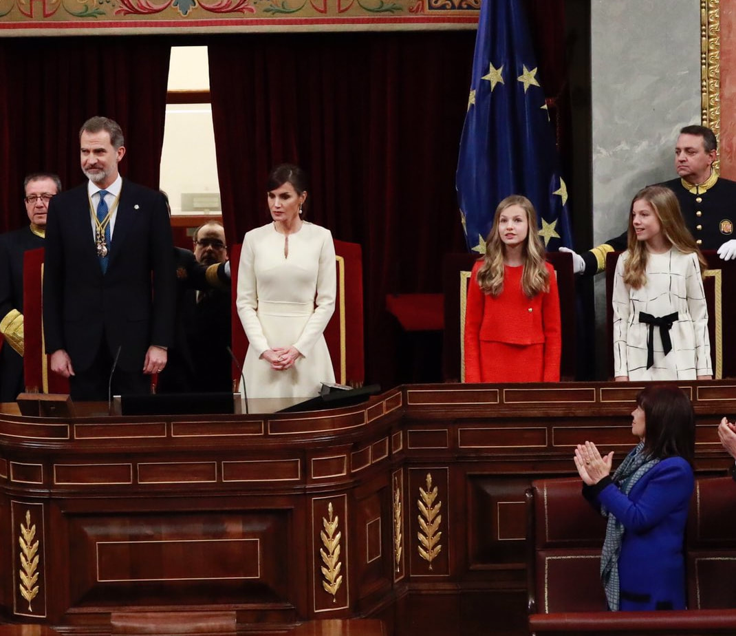 Spanish Royals attends Solemn Opening Ceremony of the XIV Legislature 2020