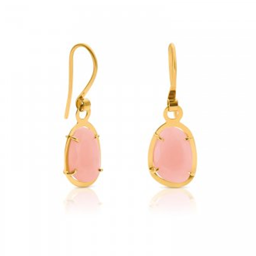TOUS 'Dinah' Earrings in Pink Opal