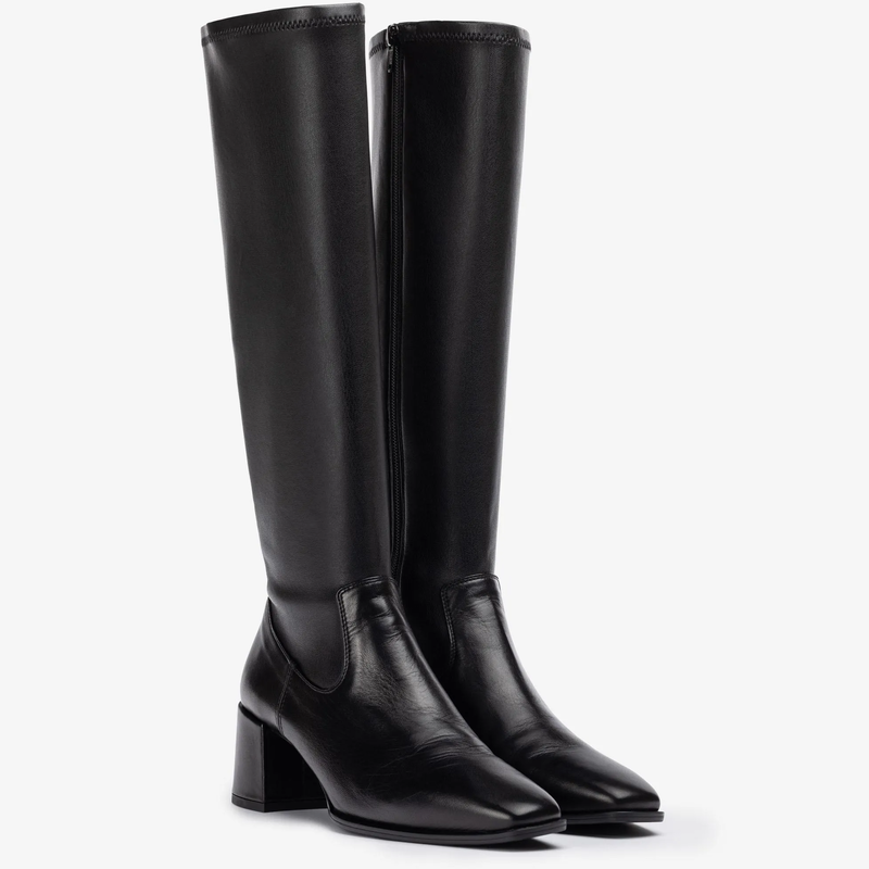 Unisa 'Luke' Wide Heel Boots in black
