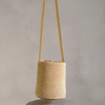 Verdi Traditional Bag in Metal Threads
